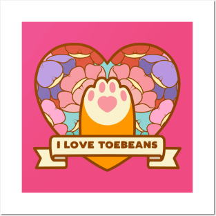 I Love Toebeans Posters and Art